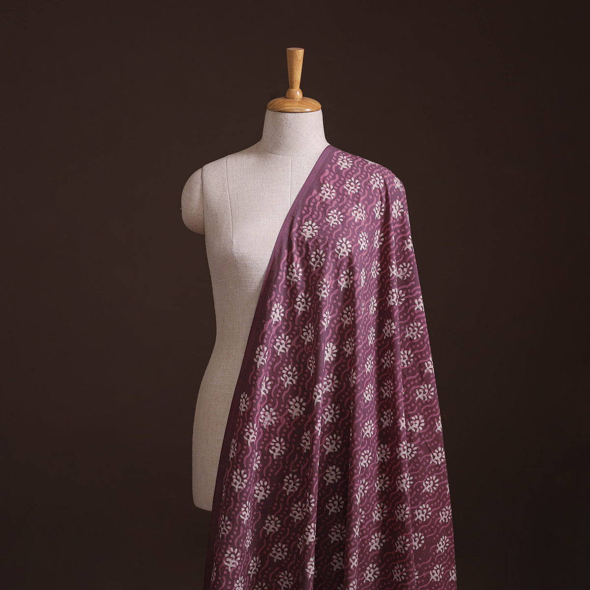Bagru Dabu Hand Block Prints Natural Dyed Cotton Fabric 56