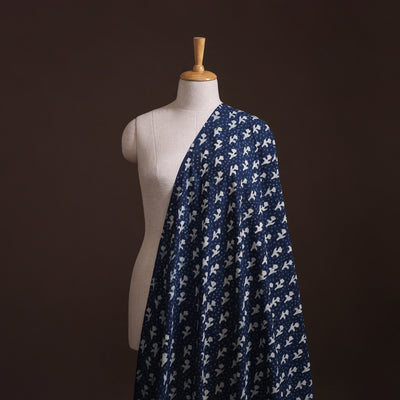 Bagru Dabu Hand Block Prints Natural Dyed Cotton Fabric 60