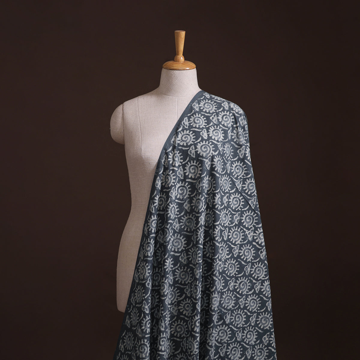 Bagru Dabu Hand Block Prints Natural Dyed Cotton Fabric 66