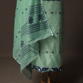 Phulia Jamdani Silk Cotton 2pc Unstitched Dress Material Kurta Set 15