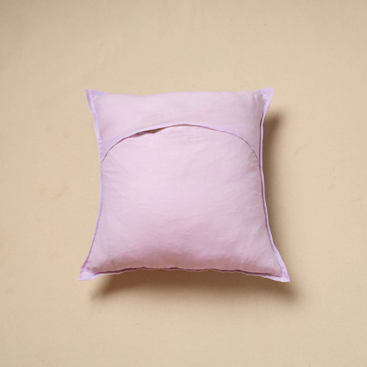 Purple - Cut Work Cotton Applique Cushion Cover (16 x 16 in) 01