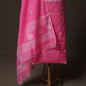 Phulia Jamdani Silk Cotton 2pc Unstitched Dress Material Kurta Set 17