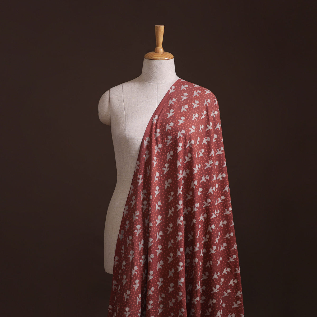Bagru Dabu Hand Block Prints Natural Dyed Cotton Fabric 79