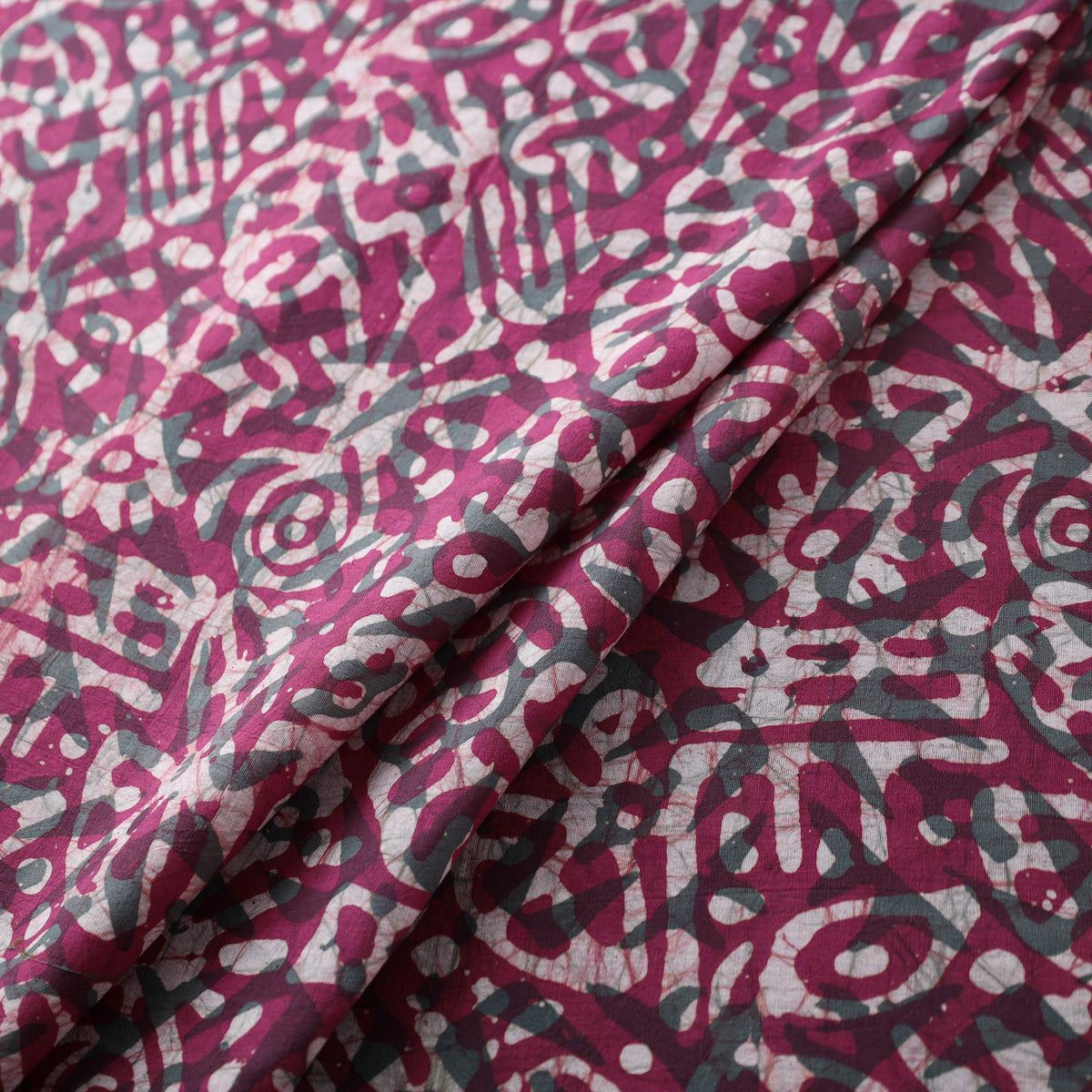 Kutch Hand Batik Print Pure Cotton Fabric 03