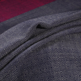 Grey - Kumaun Handwoven Pure Merino Woolen Fabric