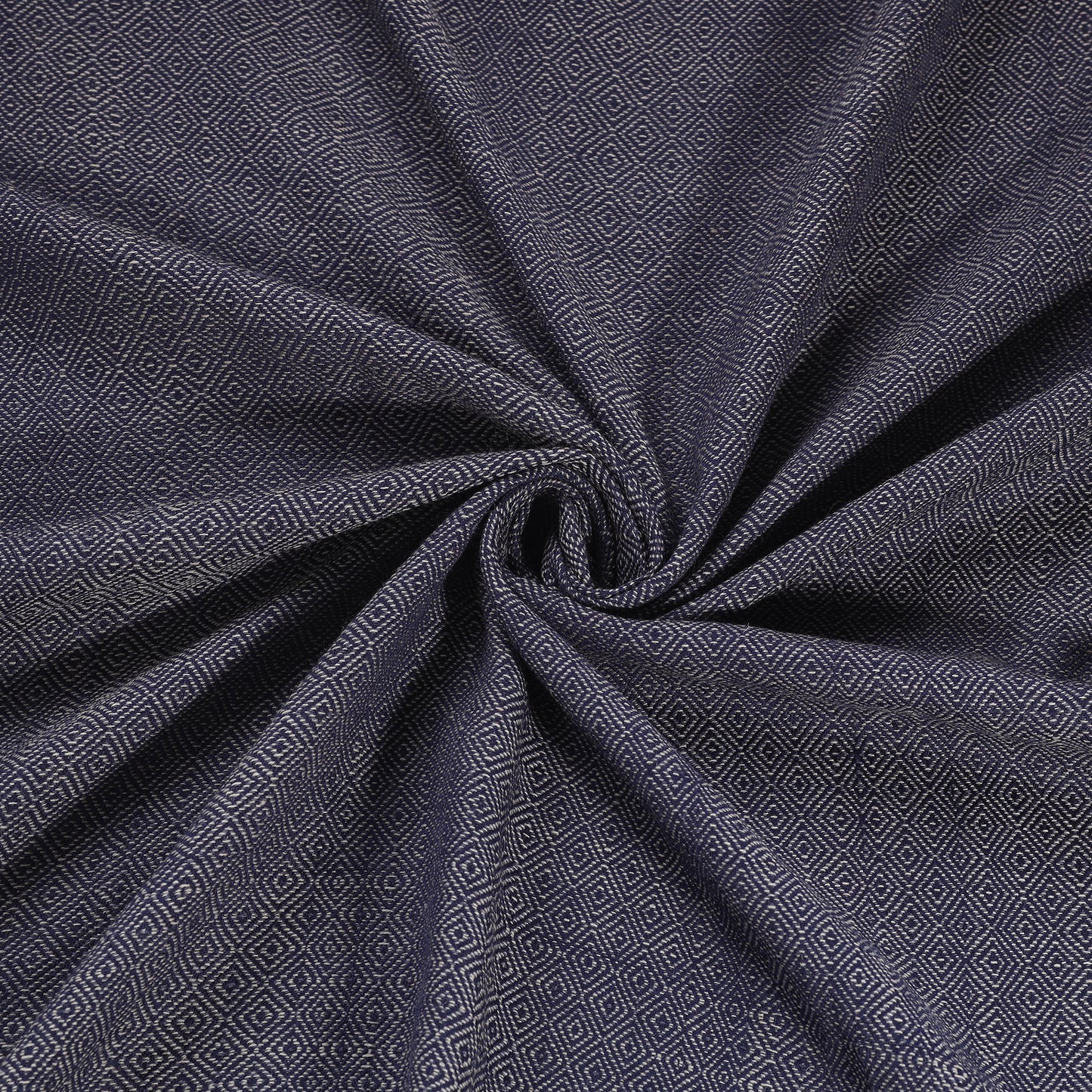 Grey - Kumaun Handwoven Pure Merino Woolen Fabric