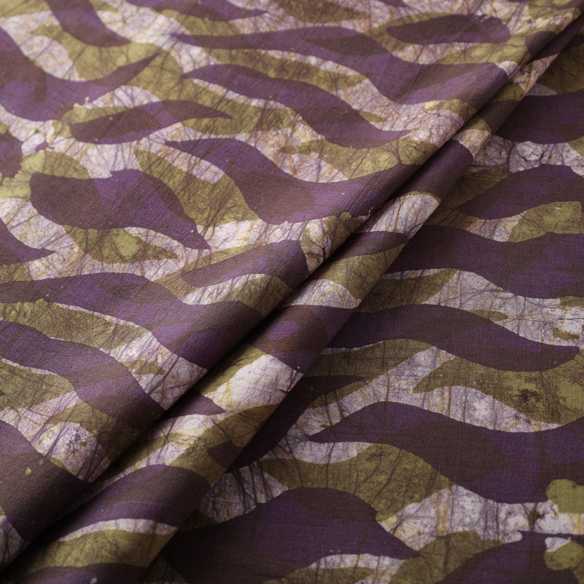 Multicolor - kutch hand batik print pure cotton fabric 05