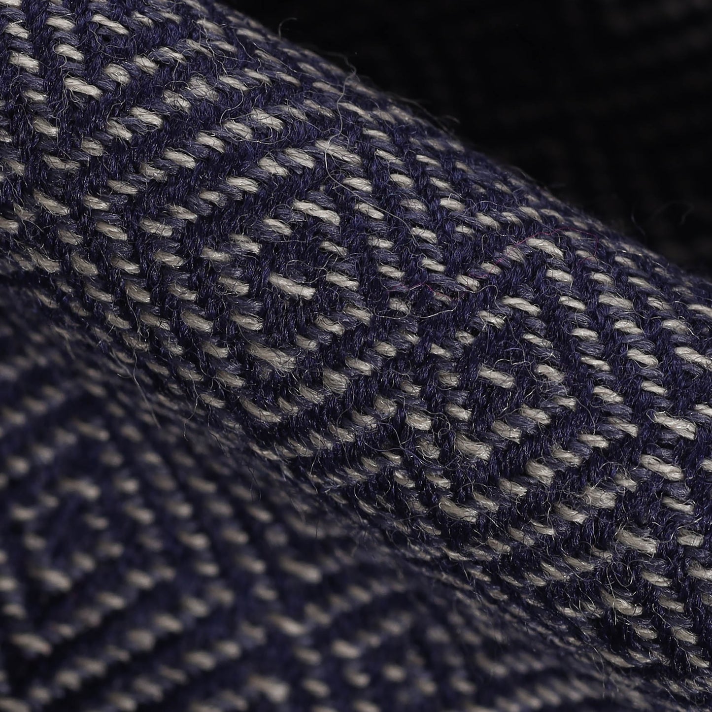 Grey - Kumaun Handwoven Pure Merino Woolen Fabric