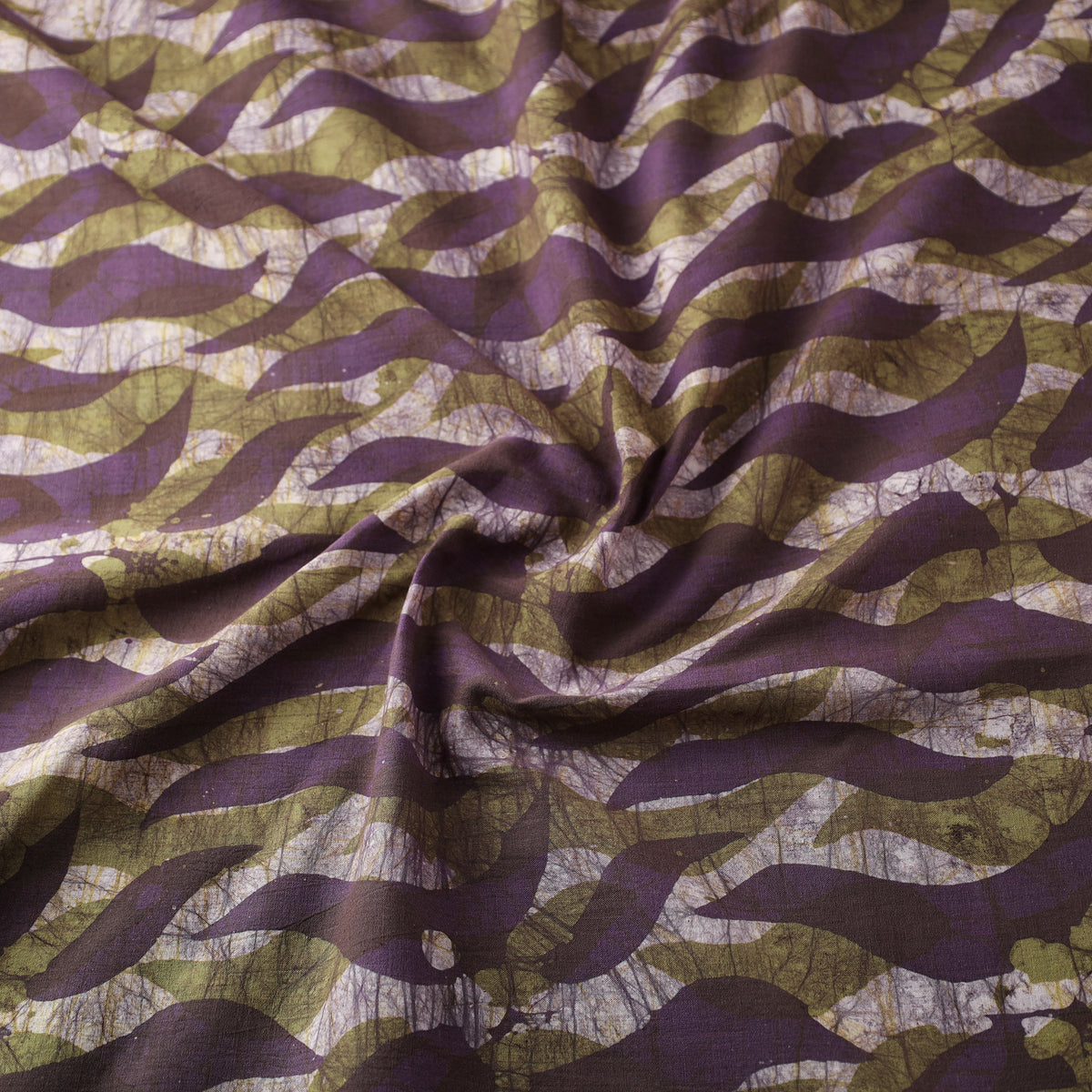 Multicolor - kutch hand batik print pure cotton fabric 05