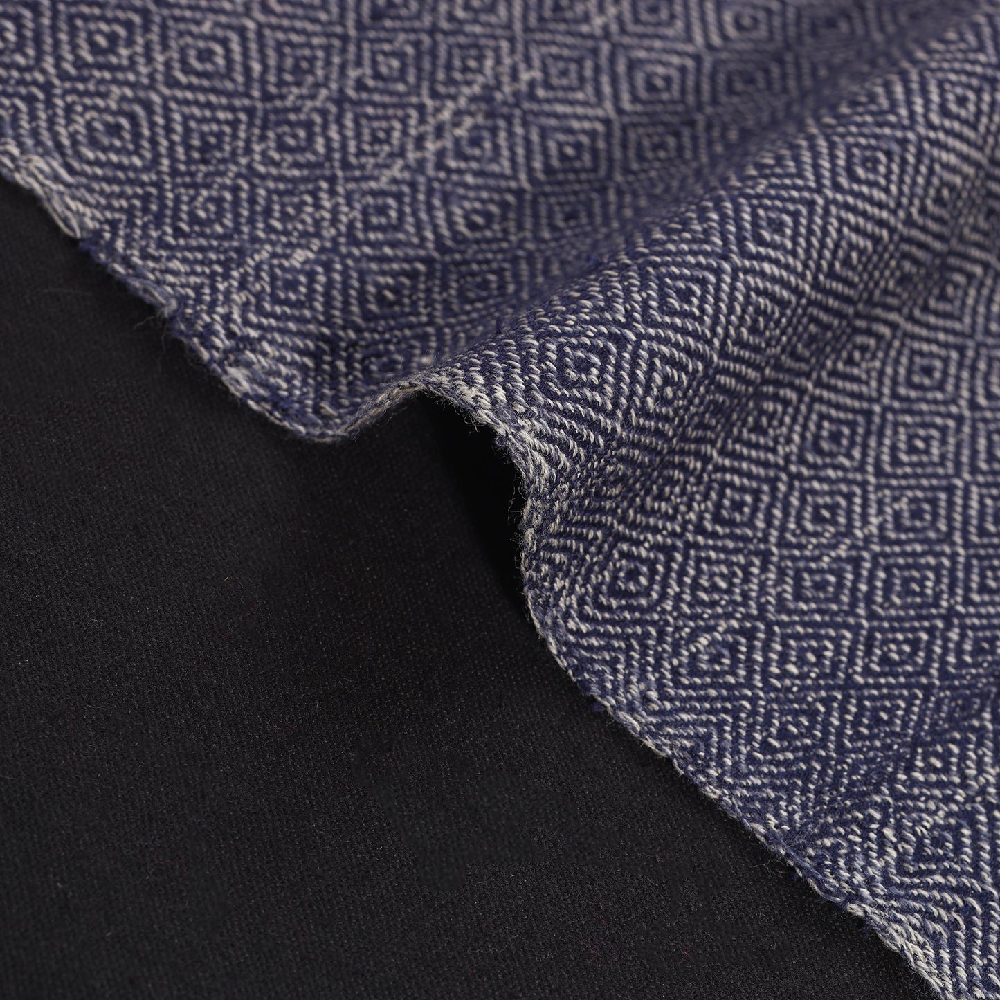 Grey - Kumaun Handwoven Pure Merino Woolen Fabric