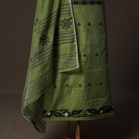 Phulia Jamdani Silk Cotton 2pc Unstitched Dress Material Kurta Set 21