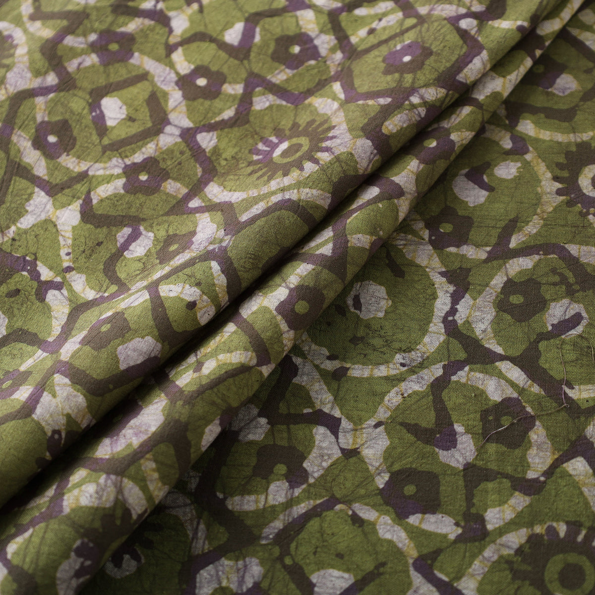 Kutch Hand Batik Print Pure Cotton Fabric 07