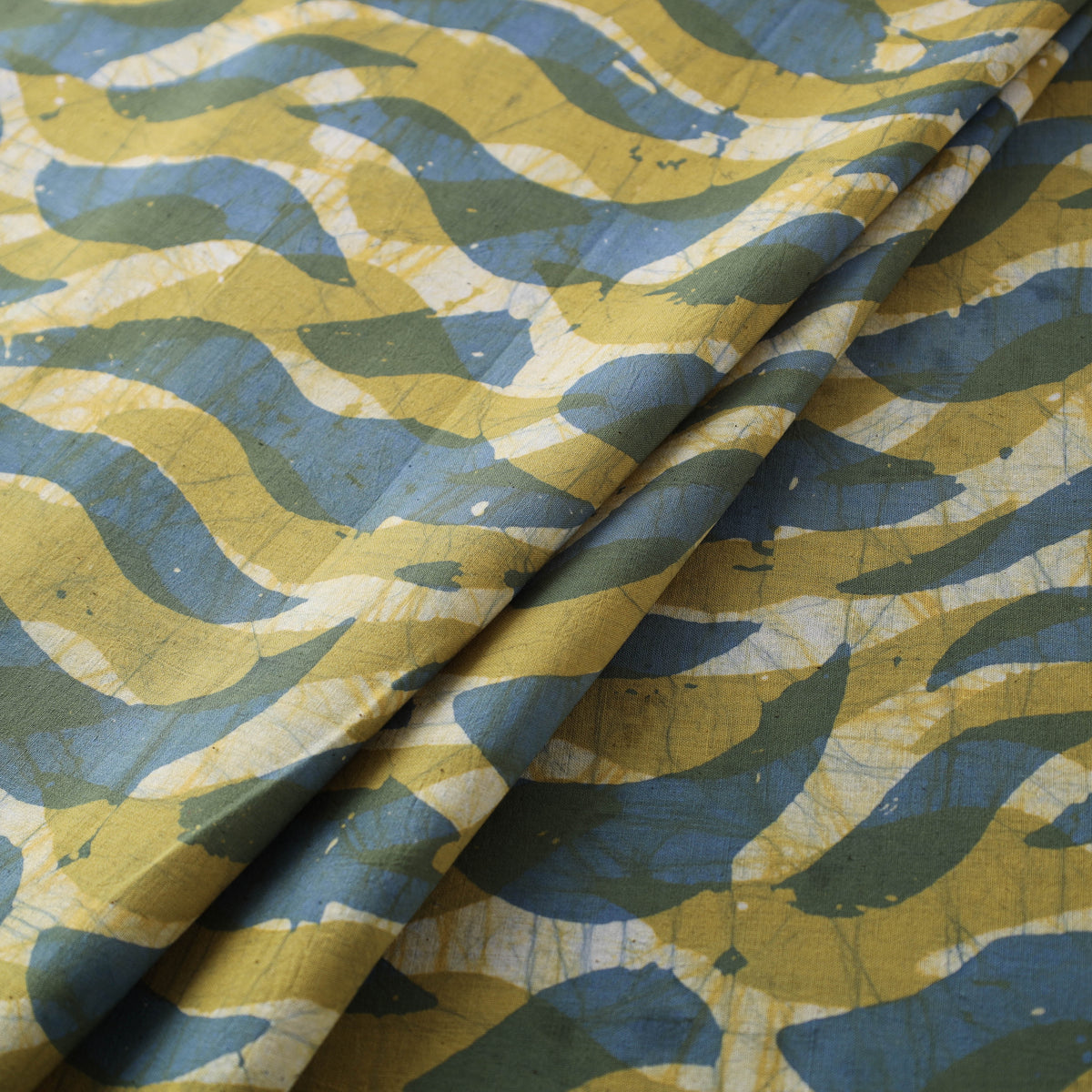 Kutch Hand Batik Print Pure Cotton Fabric 11
