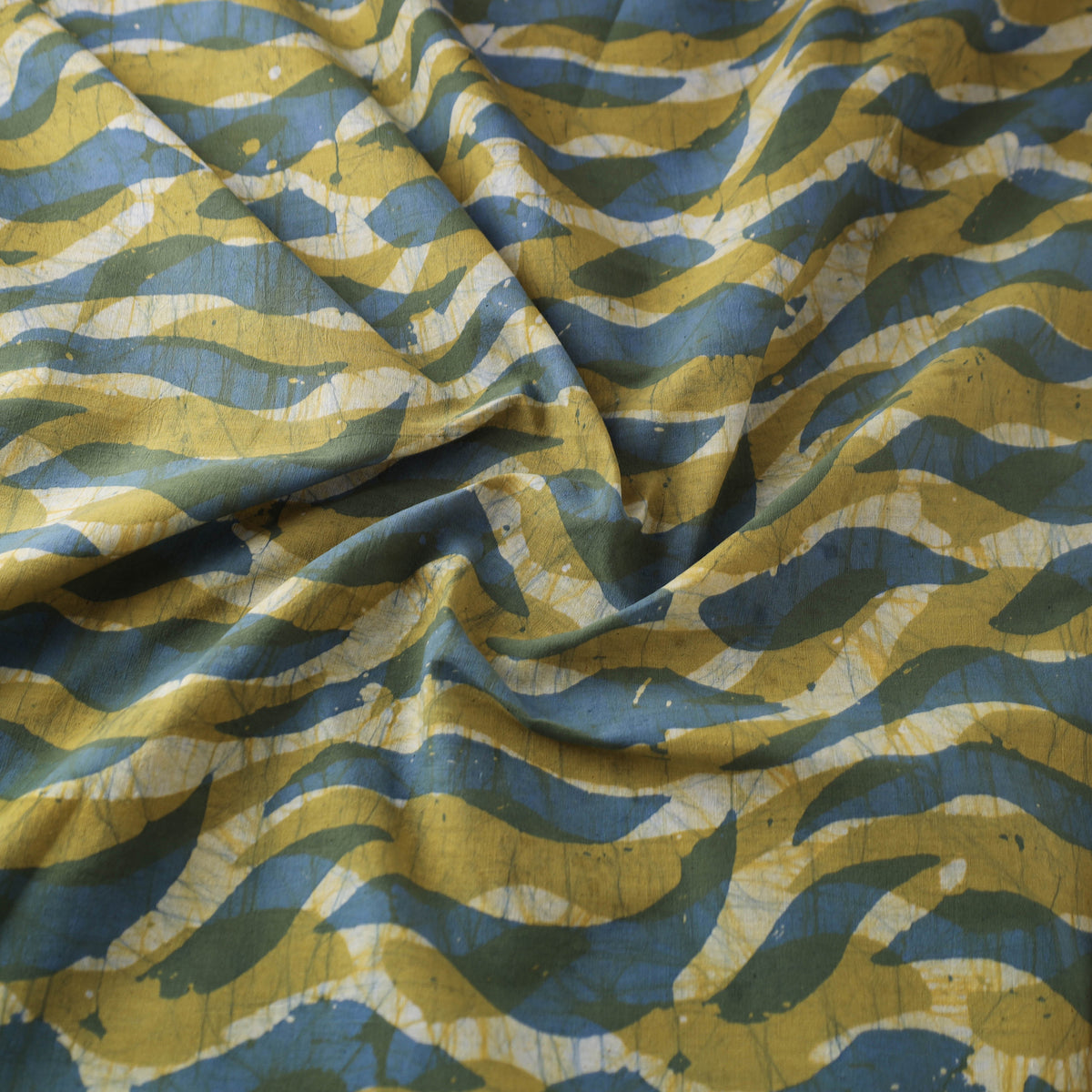 Kutch Hand Batik Print Pure Cotton Fabric 11