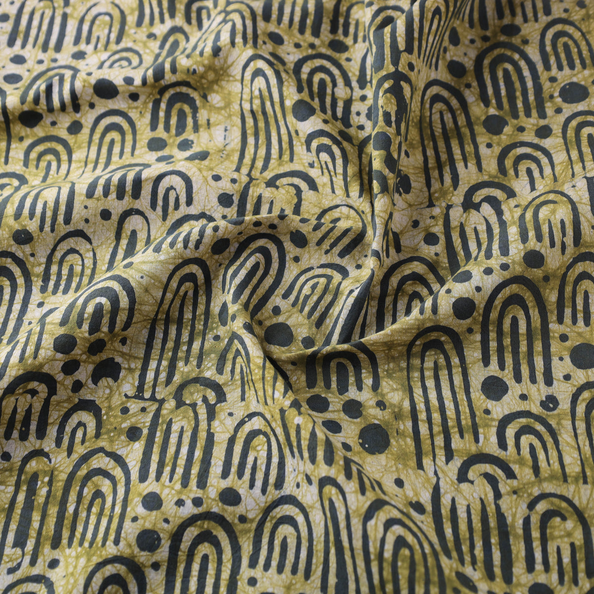 Kutch Hand Batik Print Pure Cotton Fabric 13