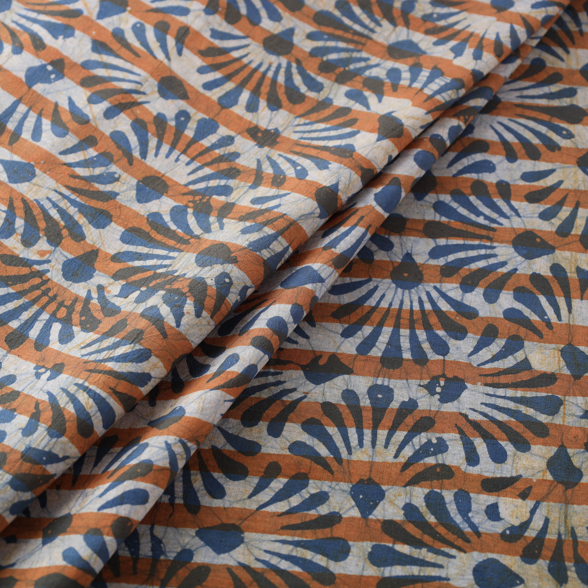 Kutch Hand Batik Print Pure Cotton Fabric 15