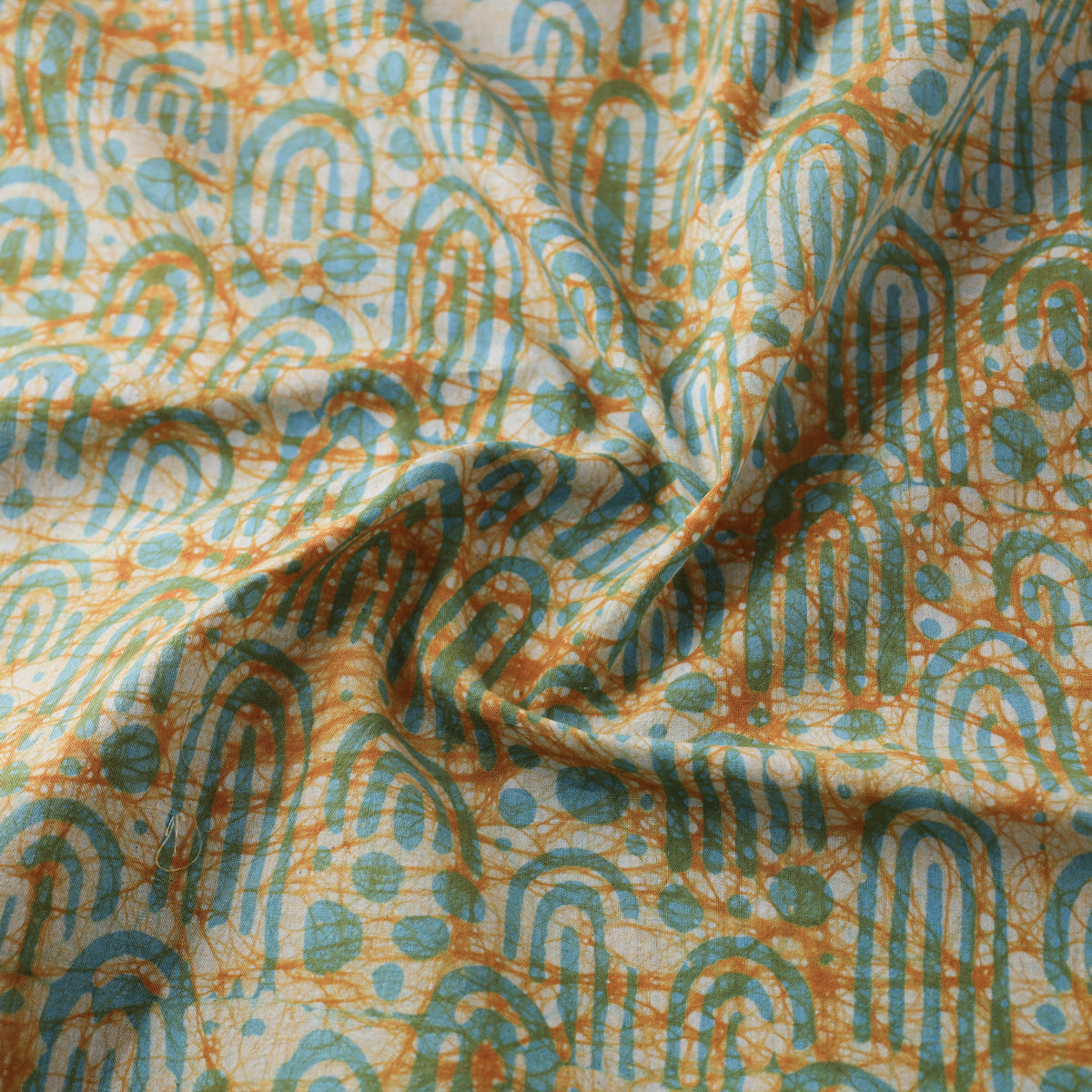 Kutch Hand Batik Print Pure Cotton Fabric 16