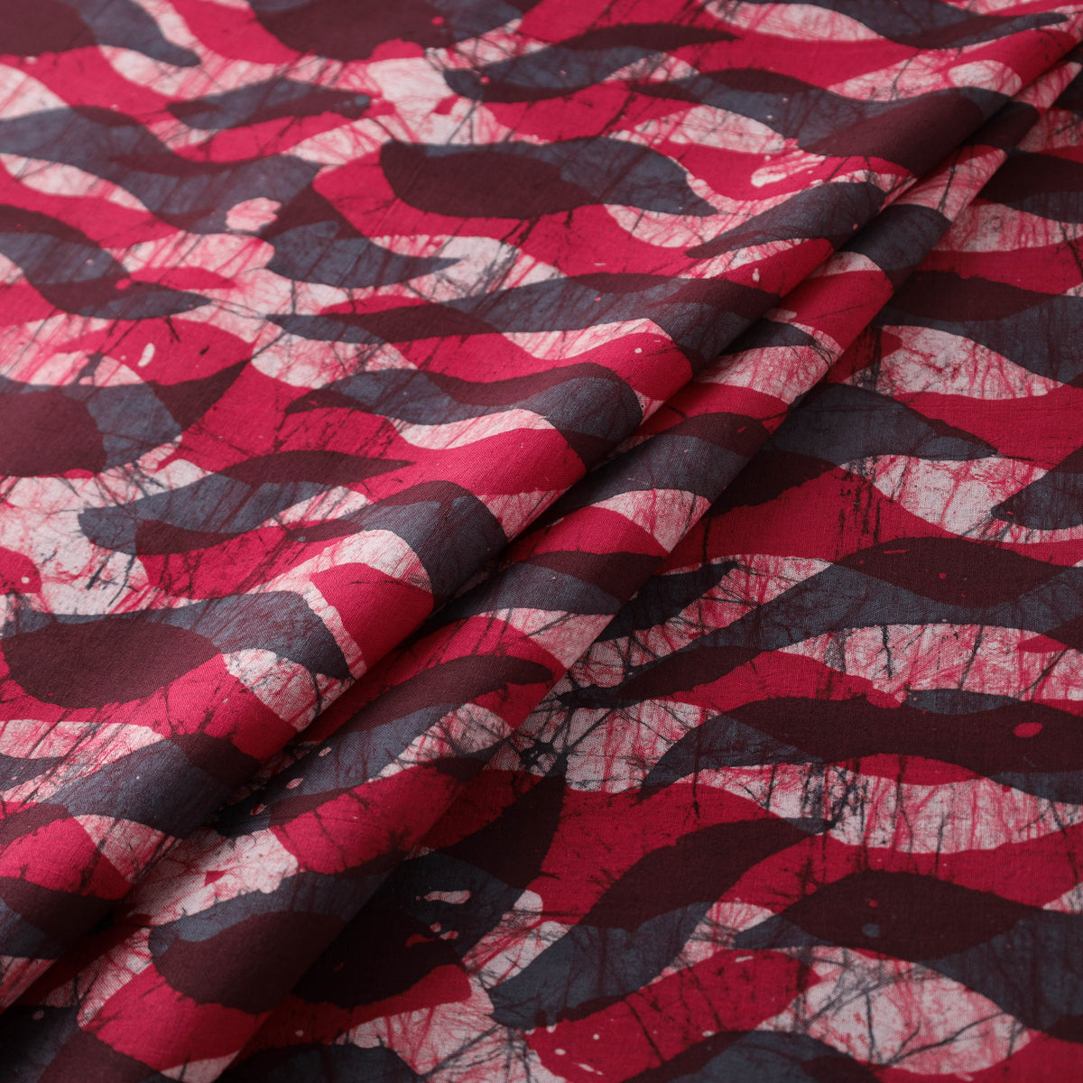 Kutch Hand Batik Print Pure Cotton Fabric 17