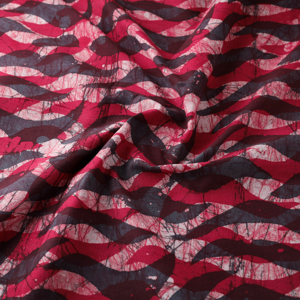 Kutch Hand Batik Print Pure Cotton Fabric 17