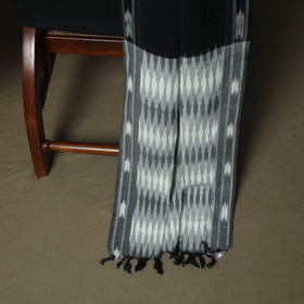 Grey - Pochampally Ikat Weave 3pc Cotton Unstitched Dress Material Suit Set 70