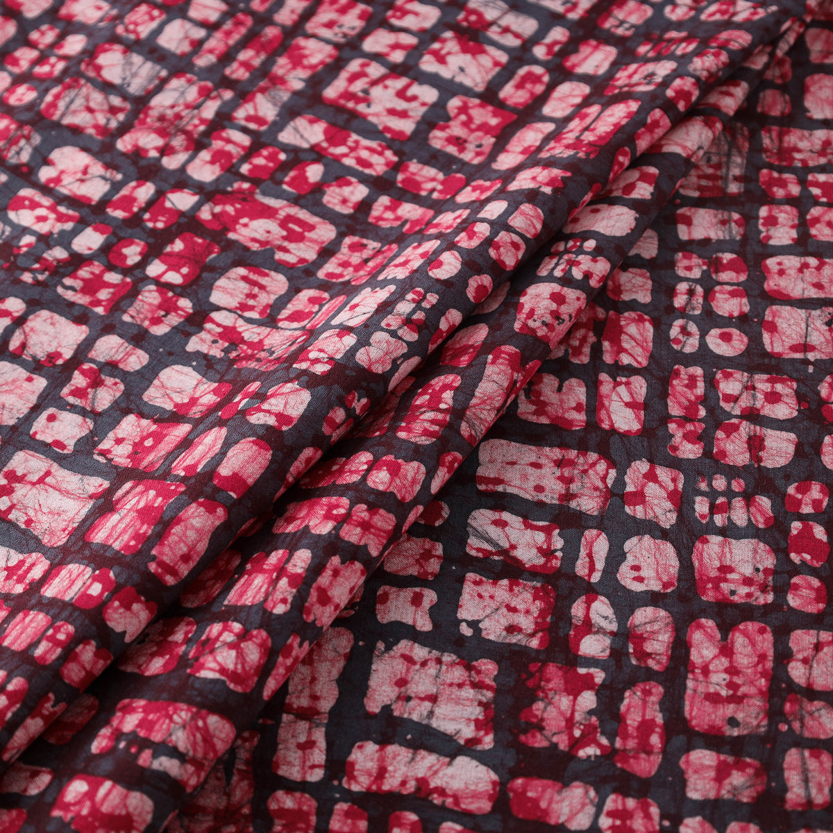 Kutch Hand Batik Print Pure Cotton Fabric 18