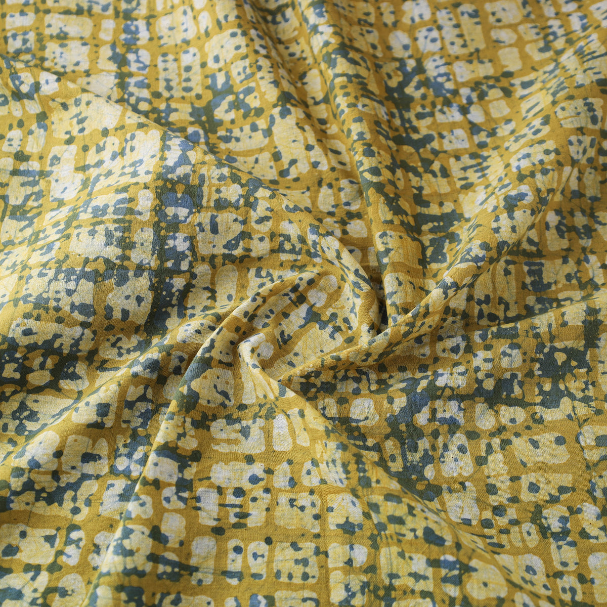 Kutch Hand Batik Print Pure Cotton Fabric 21