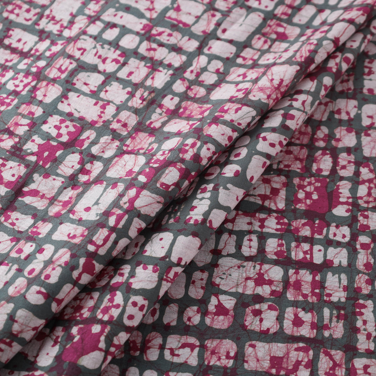 Kutch Hand Batik Print Pure Cotton Fabric 22
