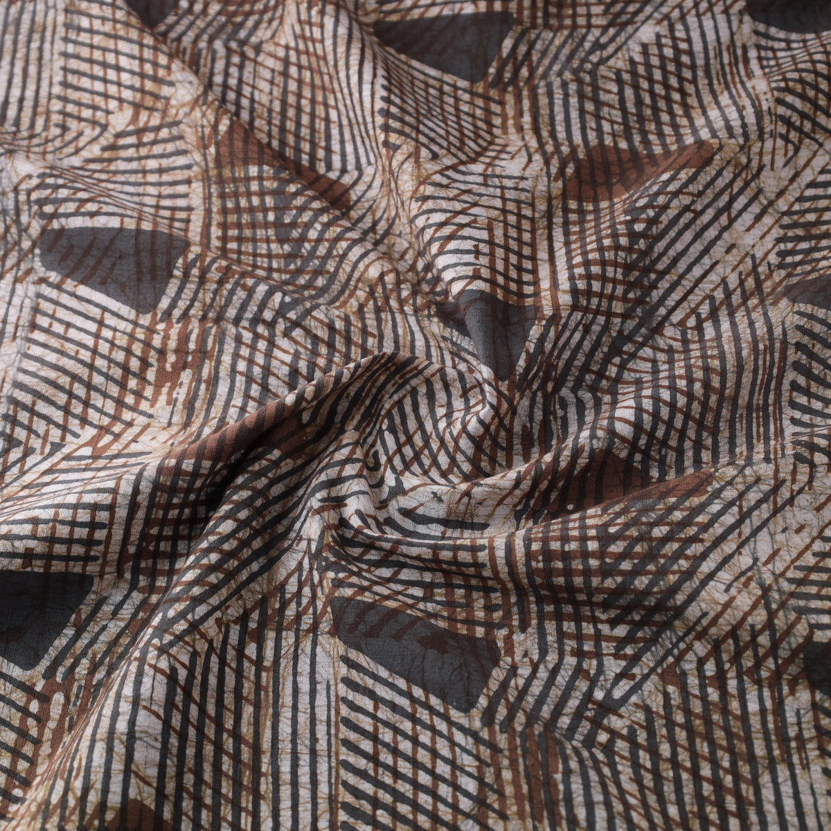 Kutch Hand Batik Print Pure Cotton Fabric 23