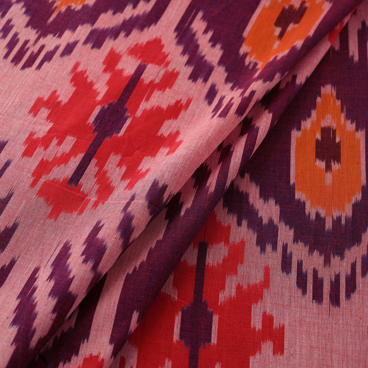 Pochampally Central Asian Ikat Cotton Fabric 02