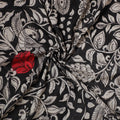 Handpainted Pure Handloom Chanderi Silk Pen Kalamkari Fabric of Srikalahasti 01
