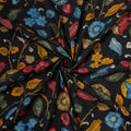 Handpainted Pure Handloom Chanderi Silk Pen Kalamkari Fabric of Srikalahasti 06