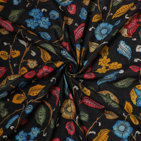 Handpainted Pure Handloom Chanderi Silk Pen Kalamkari Fabric of Srikalahasti 06