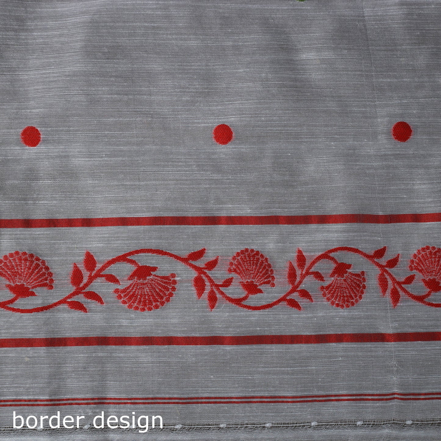 Phulia Jamdani Silk Cotton 2pc Unstitched Dress Material Kurta Set 34