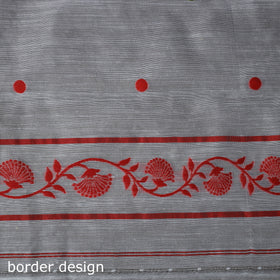 Phulia Jamdani Silk Cotton 2pc Unstitched Dress Material Kurta Set 34
