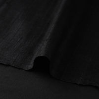 Black - Authentic Handwoven Tussar Silk Bhagalpuri Fabric 01