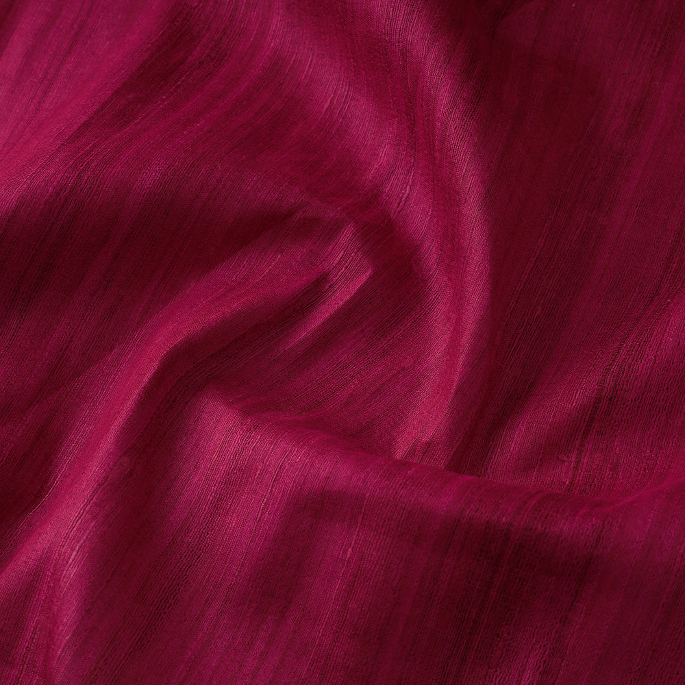 Pink - Authentic Handwoven Tussar Silk Bhagalpuri Fabric 04