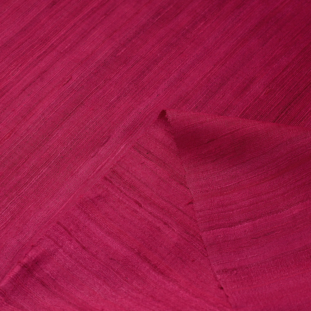 Pink - Authentic Handwoven Tussar Silk Bhagalpuri Fabric 05