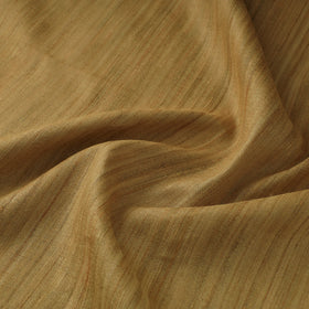 Brown Authentic Handwoven Tussar Silk Bhagalpuri Fabric