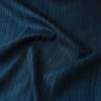 Blue - Authentic Handwoven Tussar Silk Bhagalpuri Fabric 08