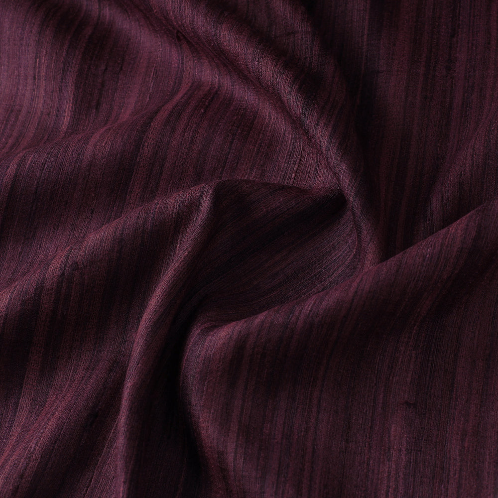 Purple - Authentic Handwoven Tussar Silk Bhagalpuri Fabric 11