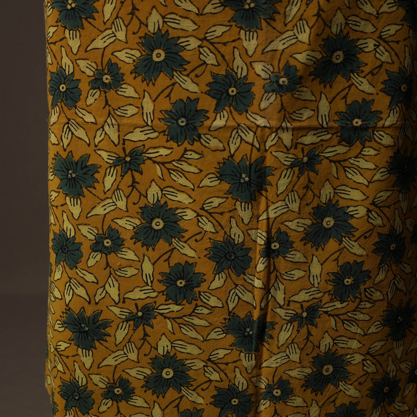 Ajrakh Hand Block Print Natural Dyed Cotton 2pc Unstitched Dress Material Kurta Set 10