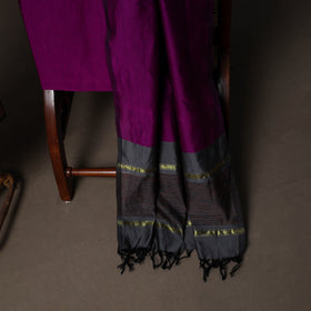 Pochampally Ikat Weave Silk Cotton 3pc Unstitched Dress Material Suit Set 06
