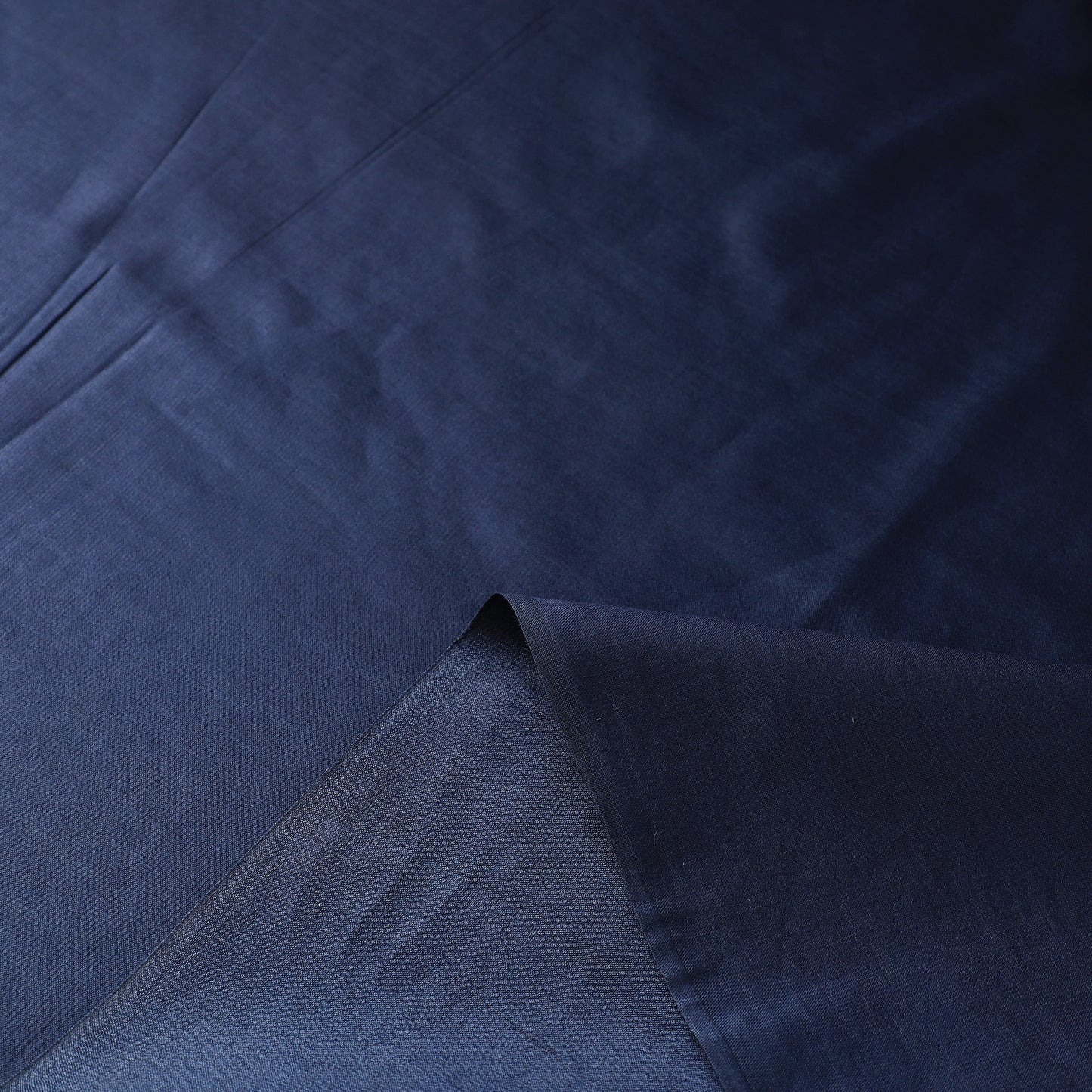 Blue - Handloom Tussar Silk Cotton Fabric from Vidarbha 07