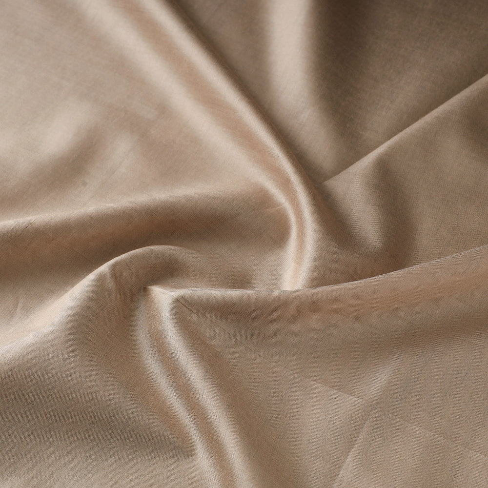 Beige - Handloom Tussar Silk Cotton Fabric from Vidarbha 12