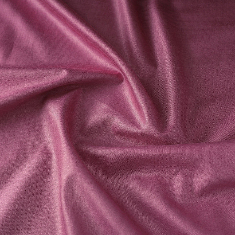 Pink - Handloom Tussar Silk Cotton Fabric from Vidarbha 13