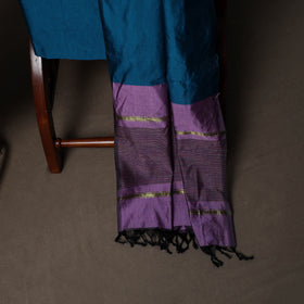 Pochampally Ikat Weave Silk Cotton 3pc Unstitched Dress Material Suit Set 13