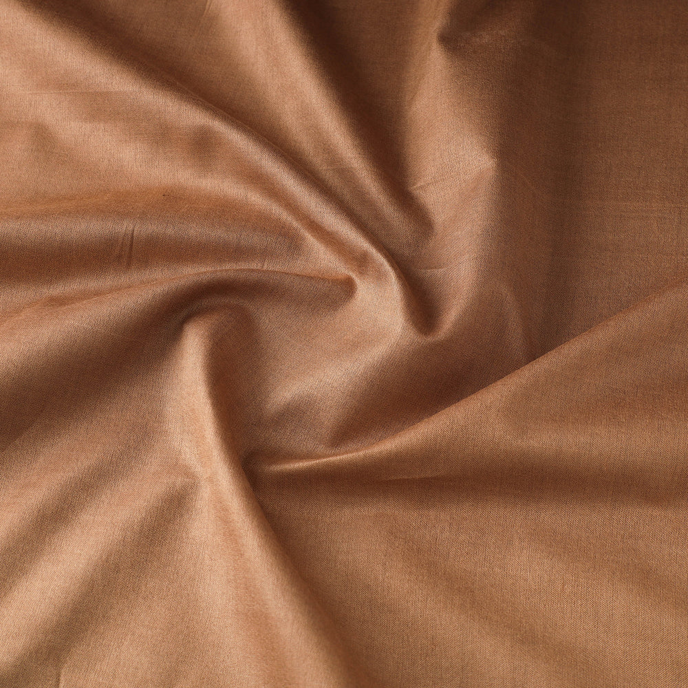 Brown - Handloom Tussar Silk Cotton Fabric from Vidarbha 14