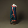 Green - Dharwad Woven Mercerised Cotton 3pc Unstitched Dress Material Suit Set 04