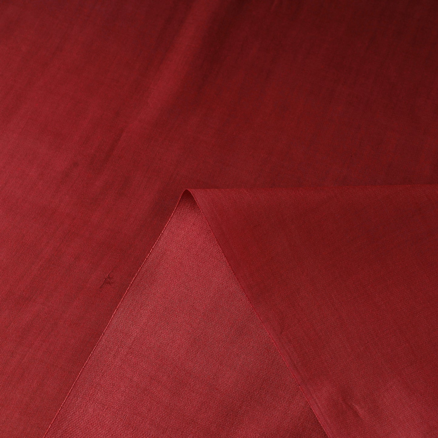 Red - Handloom Tussar Silk Cotton Fabric from Vidarbha 09