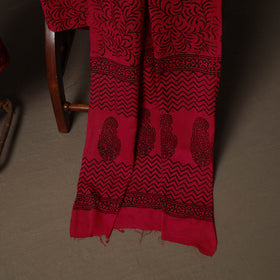 Bagh Hand Block Print Cotton 3pc Unstitched Dress Material Suit Set 22